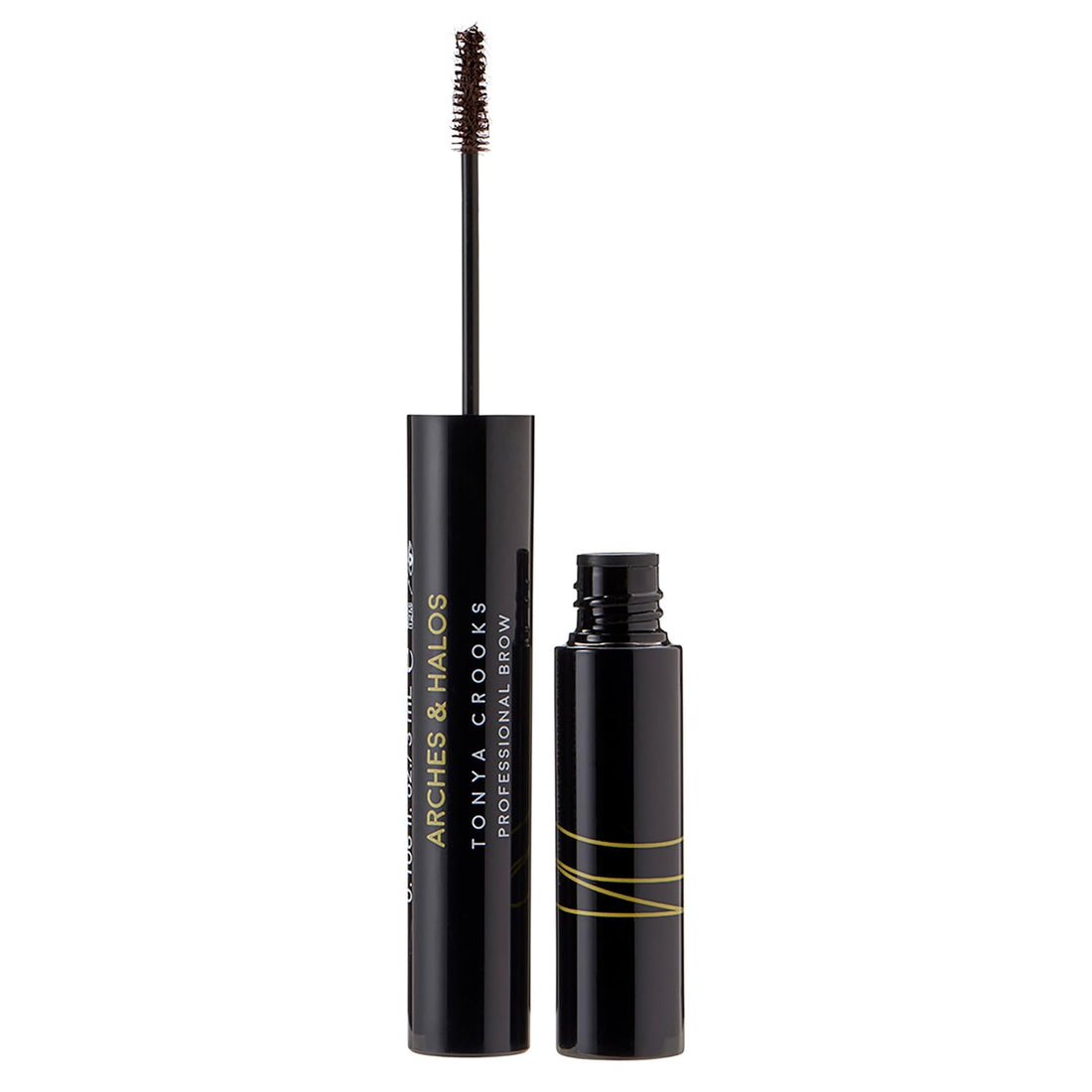 Arches & Halos Microfiber Tinted Brow Mousse in Warm Brown, 0.11 oz