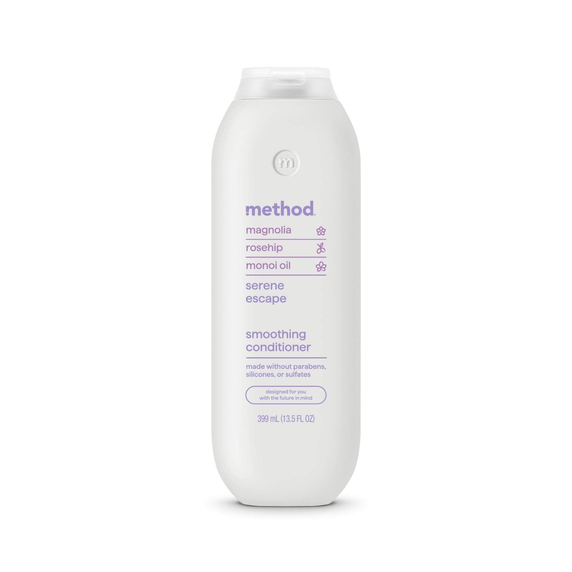 Method Smoothing Conditioner, Serene Escape, Magnolia + Rose Hip + Monoi Oil notes, 13.5oz