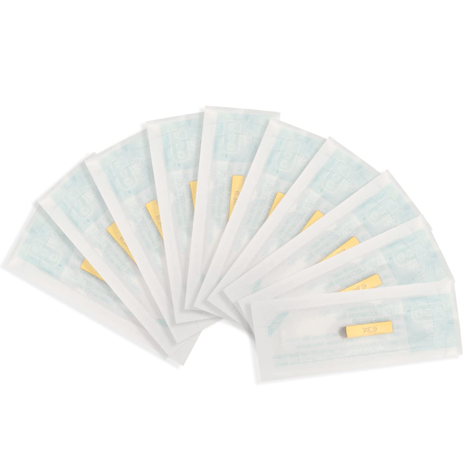 PCD Microblading Needles 12 u,New Star Tattoo 50pcs PCD 12 U-Shape Permanent Makeup Manual Eyebrow Tattoo Needles Microblading Blades for Permanent Makeup Supplies 12U Manual Eyebrow Blades