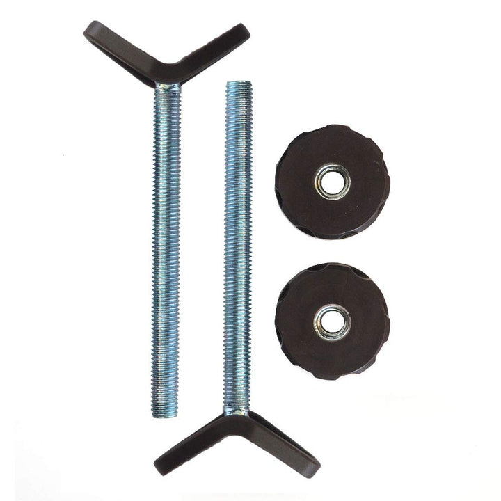 Baby Gate Guru Extra Long M10 (10mm) Stair Banister Adapter Y-Spindle Rods 2 Pack for Pressure Mounted Baby and Pet Safety Gates (10mm, Bronze)