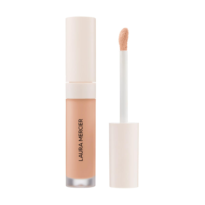 Laura Mercier Real Flawless Weightless Perfecting Serum Concealer, Long-Lasting, Waterproof, & Crease-Proof Wear, Buildable Coverage, Oil-Free, 2N1 - Light with neutral undertones
