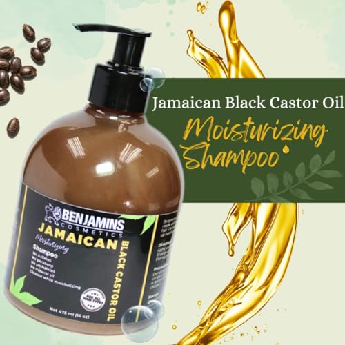 Benjamins Cosmetics Moisturizing Shampoo with Jamaican Black Castor Oil