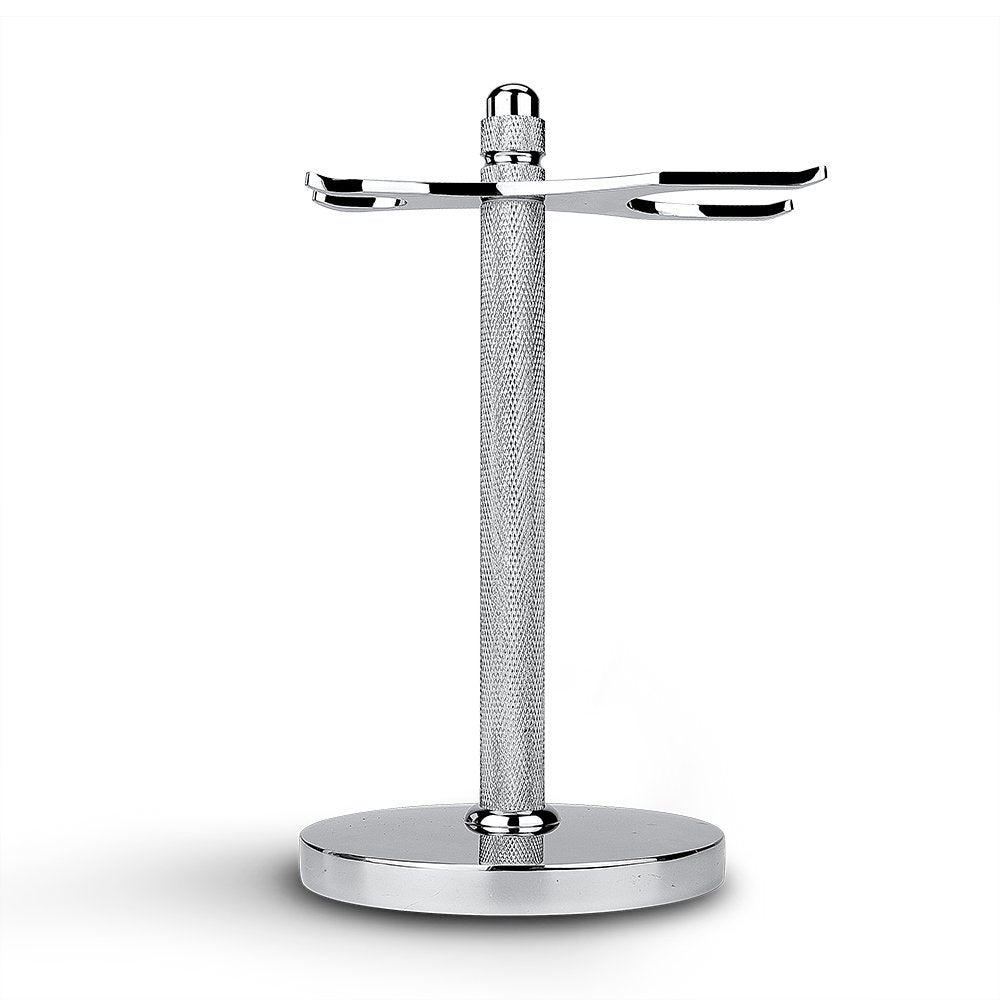 CHARMMAN Safety Razor and Shaving Brush Stand, Wider Openings, Wider Base, Manly Look