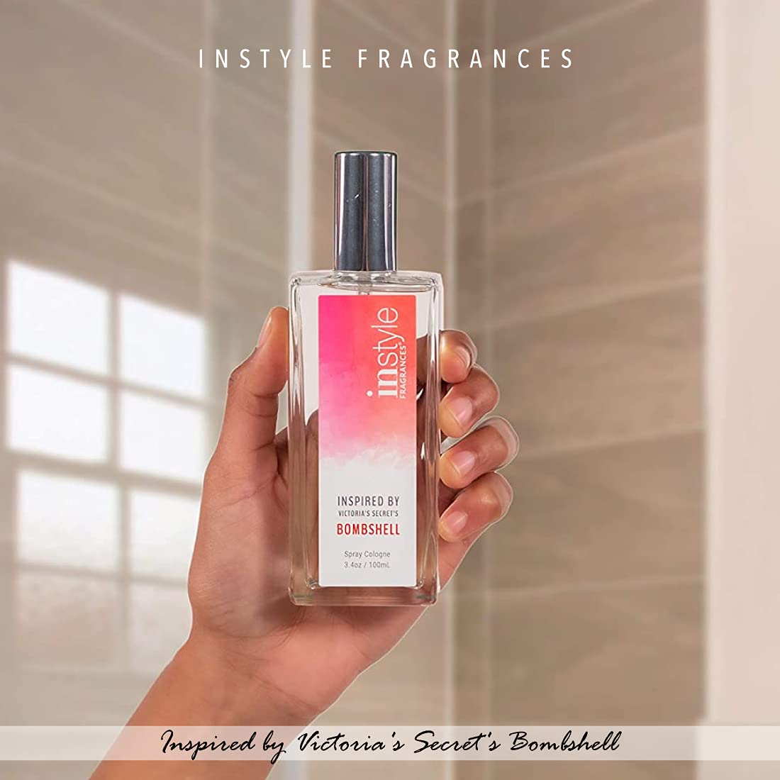 Instyle Fragrances Inspired by Victoria Secret's Bombshell - Fragrance for Women - 3.4 oz
