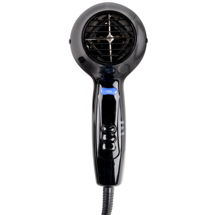 medium, Black : Conair Black 2 Heat / 2 Speed 1600W Hair Dryer - Time Saving Quick Drying | Maneuverable Handling| Easy Storage with Concentrator Attachment