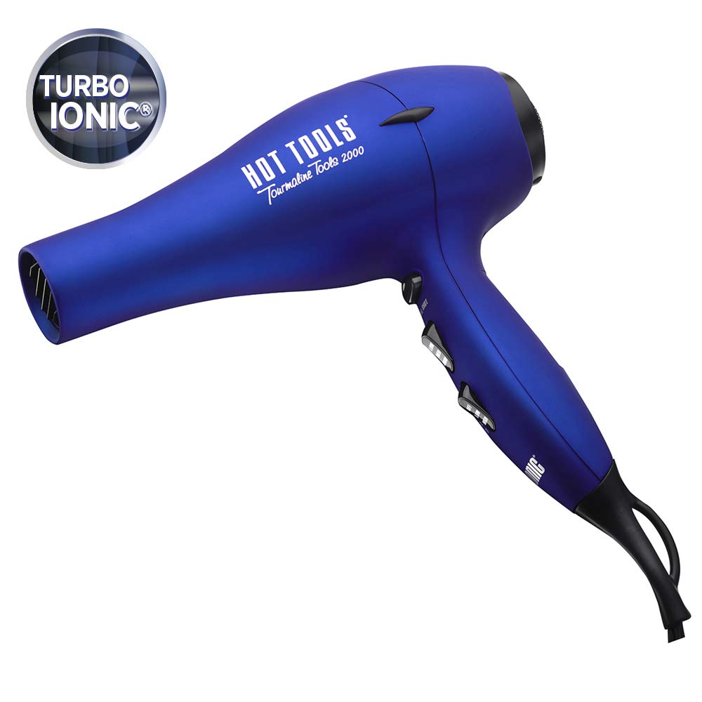 Hot Tools Blue/Black Tourmaline 2000 Turbo Ionic Dryer