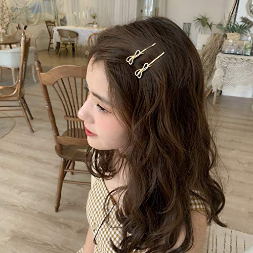 inSowni 30 Pack/15 Pairs Gold Metal Alligator Hair Clips Barrettes Bobby Pins Leaf Flower Butterfly Decorative Accessories for Women Girls