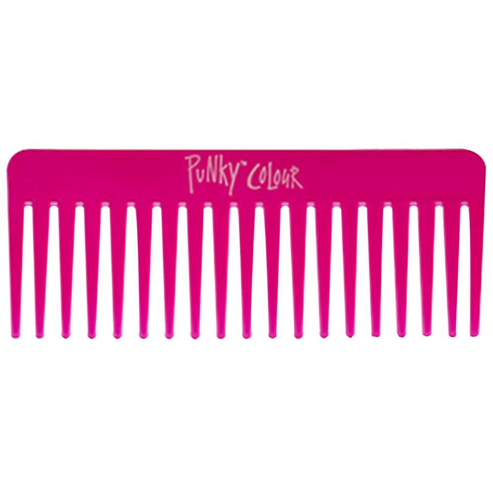 Punky Wide Tooth Comb for Women - Pink, Detangler Comb, No Handle Hair Detangling Combs for Wet, Dry & Curly Hairs