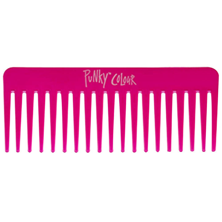 Punky Wide Tooth Comb for Women - Pink, Detangler Comb, No Handle Hair Detangling Combs for Wet, Dry & Curly Hairs