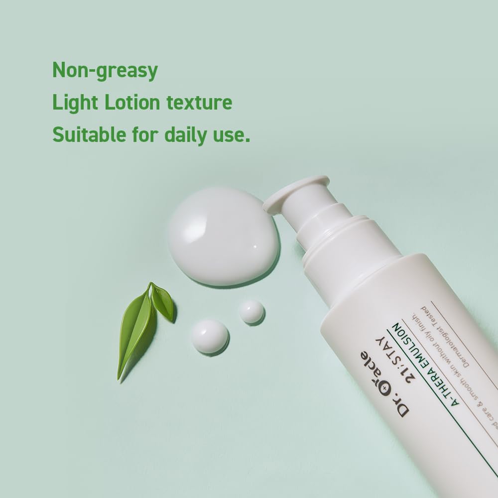 A-Thera Emulsion Face Moisturizer Moisturizing Facial Lotion for Sensitive Skin, (4.05fl.oz) Dermatologist Tested, 21;STAY by DR.ORACLE