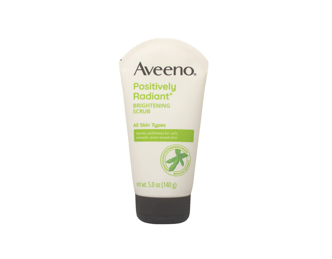 AVEENO Positively Radiant Skin Brightening Daily Scrub, 5 Oz (1 Pack)