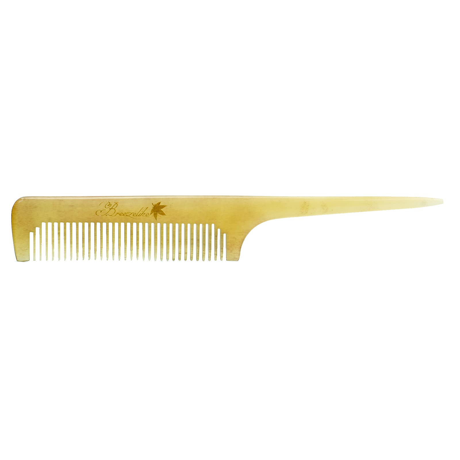 Breezelike No Static Sheep Horn Rat Tail Comb