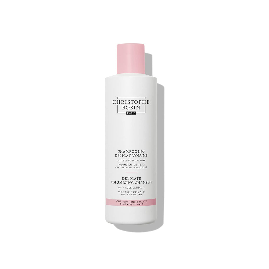 Christophe Robin Delicate Volumizing Shampoo With Rose Extracts for Thin, Fine, and Flat Hair 8.4 fl. oz