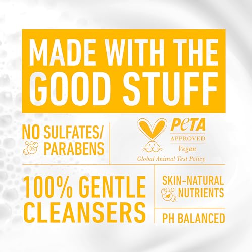 Dove Plant Milk Cleansing Body Wash Turmeric & Lemon for Moisturized Skin Gentle Cleanser, No Sulfates or Parabens, pH balanced 17.5 fl oz