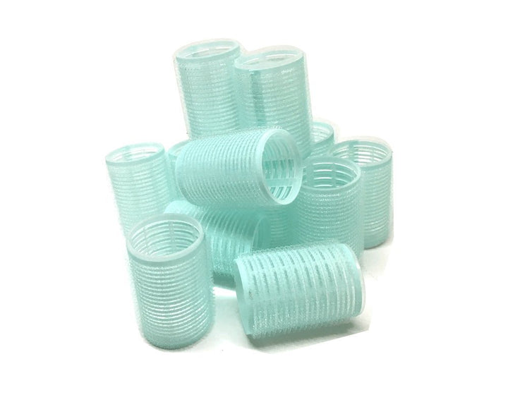 Set of 12 - 40mm (1-1/2') Self Grip Hair Rollers Pro Salon Hairdressing Curlers Large For Long Hair