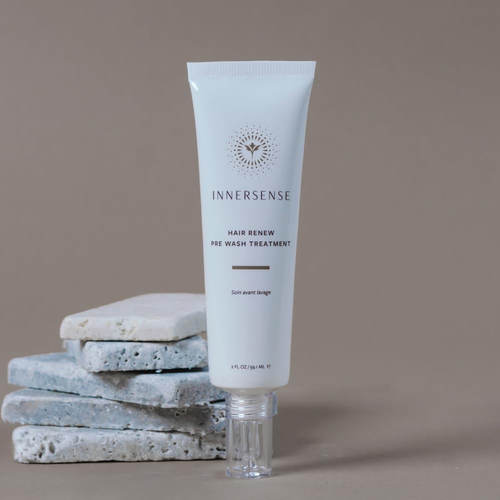 Innersense Organic Beauty - Natural Hair Renew Pre-Wash Treatment | Clean Scalp Care For Optimal Hair Growth (2 fl oz | 59.1 ml)