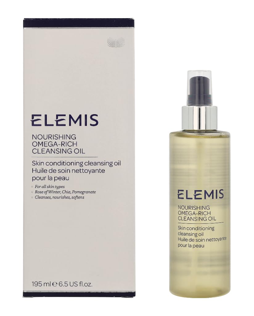 ELEMIS Nourishing Omega-Rich Cleansing Oil; Skin Conditioning Cleansing Oil, 6.5 Fl Oz