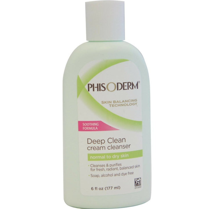 pHisoderm Deep Cleansing Cream Cleanser Normal to Dry Skin -- 6 fl oz