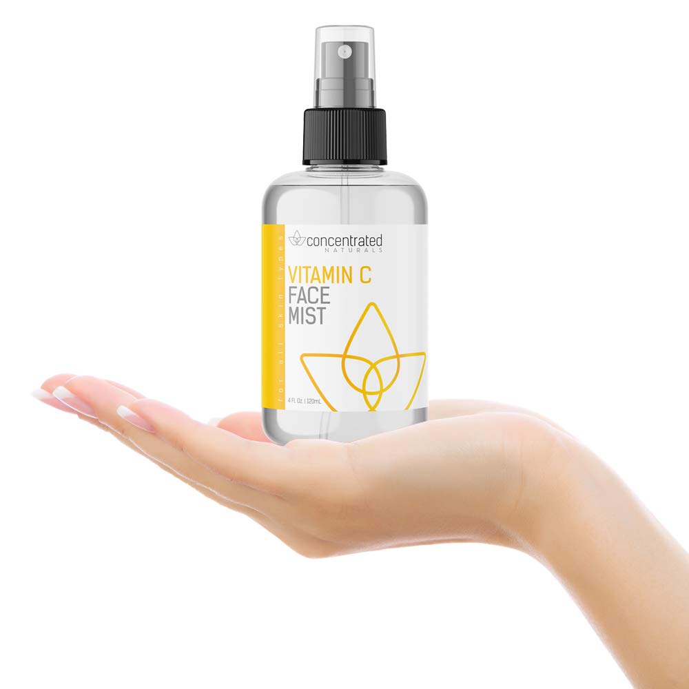 Vitamin C Glow Hydrating Anti-Aging Face Mist w/Actives | Vita C, Niacinamide, Collagen, Peptides and Retinol | Refreshes & Brightens Complexion | 4 fl oz, 120 ml