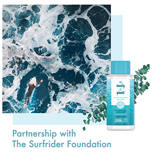 Love Beauty And Planet Marine Moisture Conditioner Clean Oceans Edition Blue-Green Algae & Eucalyptus Hydrating 13.5 oz