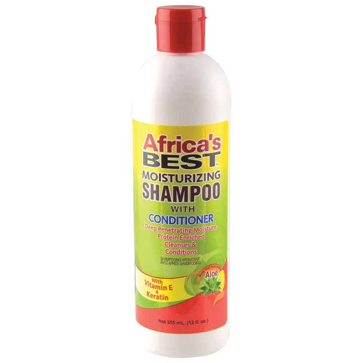 Africa's Best Moisturizing Shampoo With Conditioner, 12 Ounce