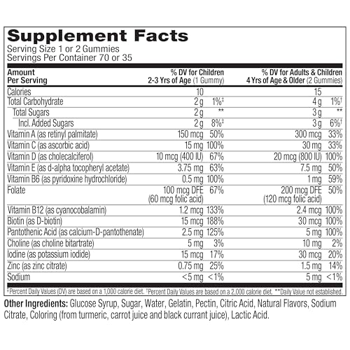 OLLY Kids Multivitamin Gummy Worms, Overall Health and Immune Support, Vitamins and Minerals A, C, D, E, Bs and Zinc, Chewable Supplement, Sour Fruit Punch, 45 Day Supply (70 Count)