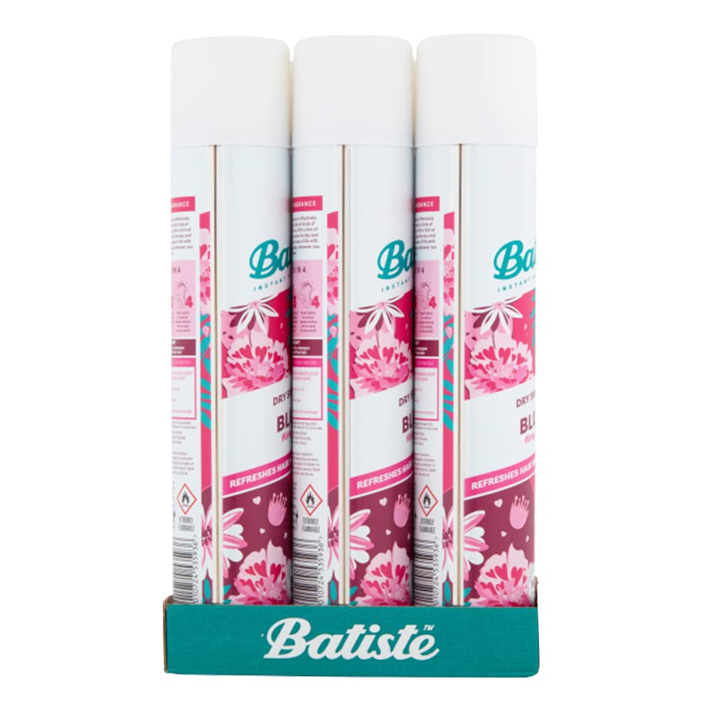 Batiste Dry Shampoo, Blush Fragrance, 3 Count