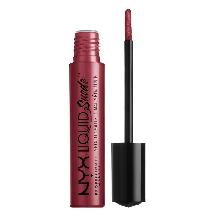 Nyx Professional Makeup Liquid Suede Metallic Matte Cream Lipstick, Modern Maven, 4ml