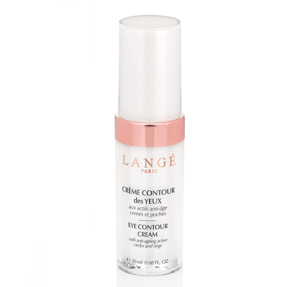 LANGE Eye Contour Cream - Cares For Skin Around Eyes - Diminishes Appearance Of Dark Circles - Protects Delicate Facial Tissues - Revitalizes And Comforts Skin - Quick Penetrating Formula - 0.7 Oz