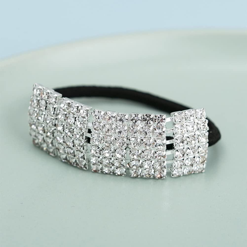 Casualfashion 6Pcs Fashion Women Girls Pearls Hair Rope Elastic Bow Hair Band Ring Ponytail Holder