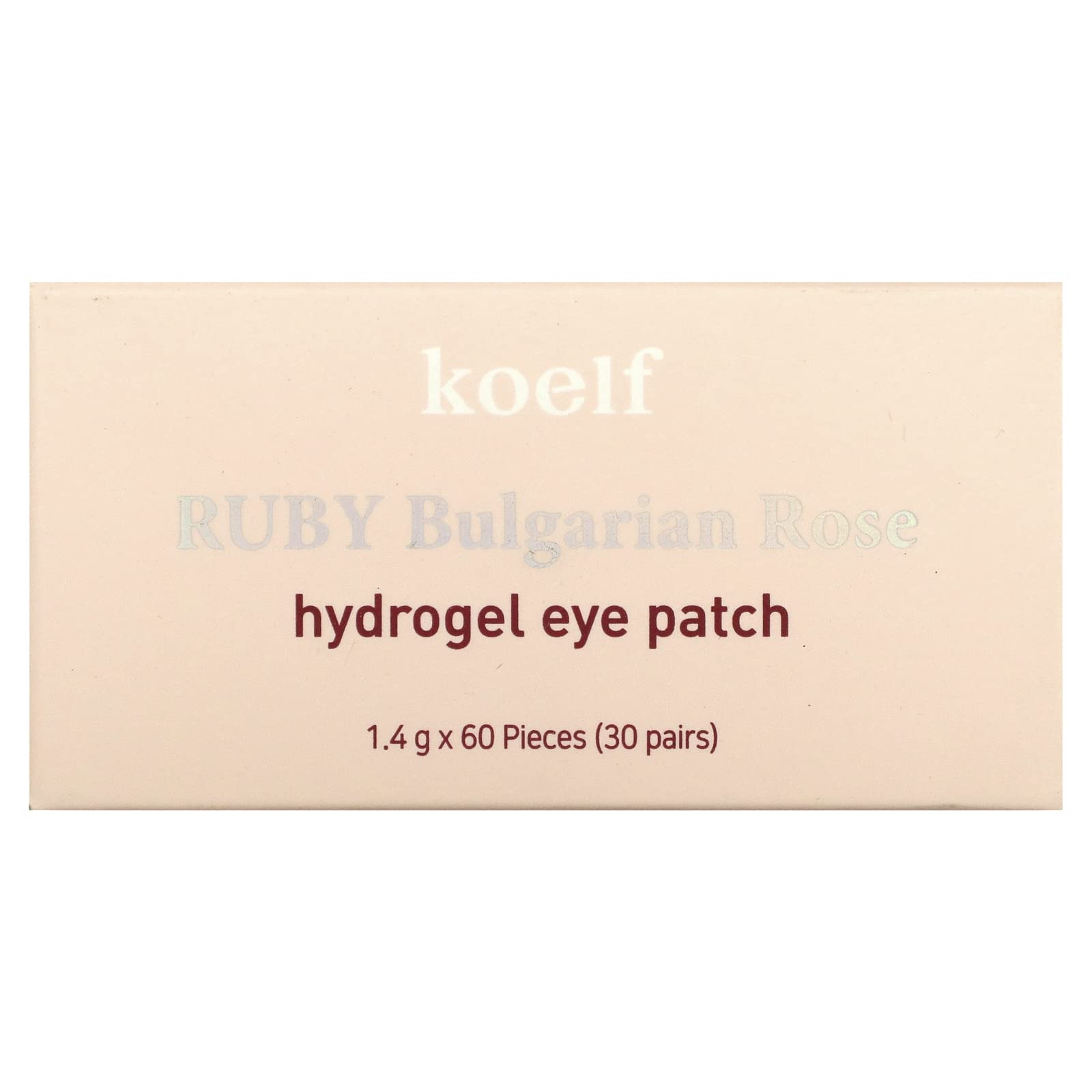 Koelf Hydrogel Eye Patch 1Pack (60Pcs) Ruby & Bulgarian Rose