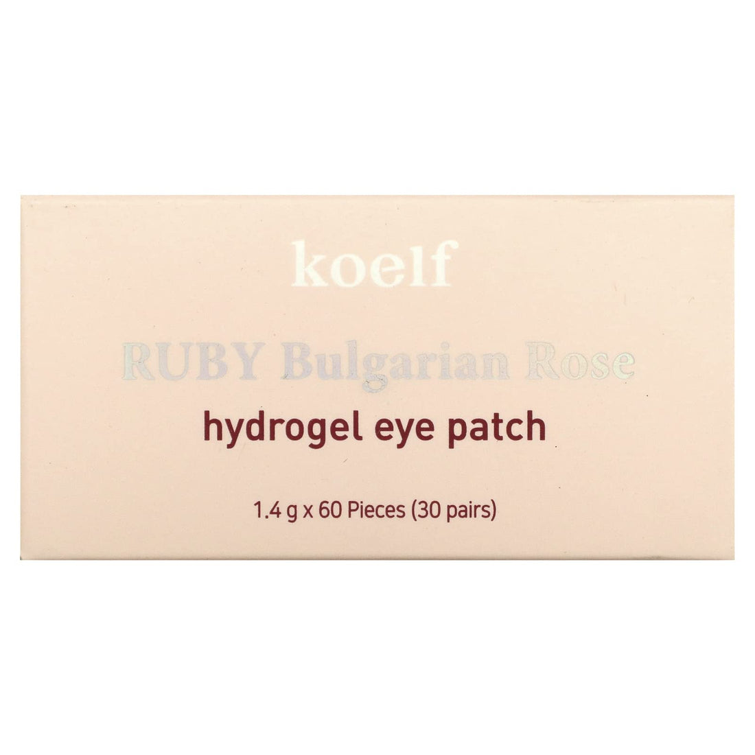 Koelf Hydrogel Eye Patch 1Pack (60Pcs) Ruby & Bulgarian Rose