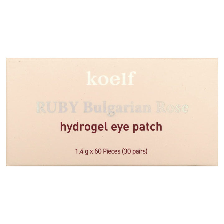 Koelf Hydrogel Eye Patch 1Pack (60Pcs) Ruby & Bulgarian Rose