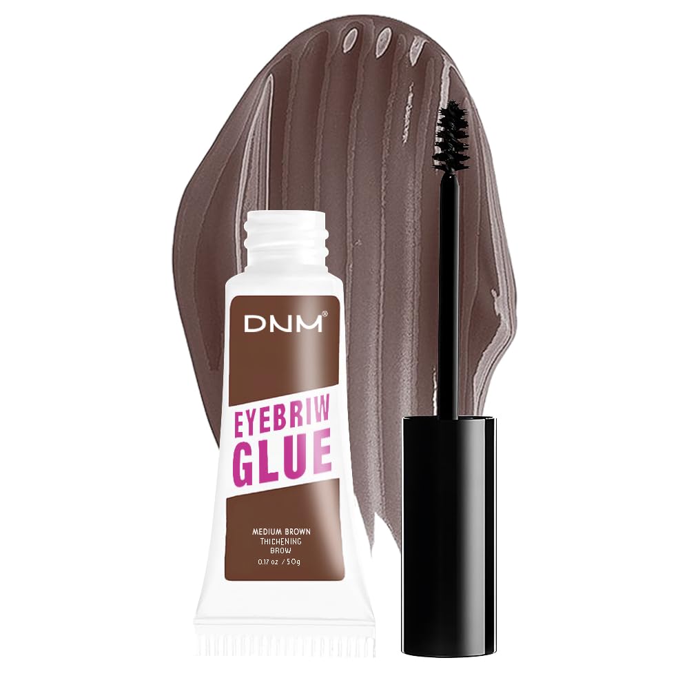 Kaely PROFESSIONAL MAKEUP Brow Glue,Tinted Eyebrow Gel,Eyebrow Mascara Waterproof,gel para cejas a prueba de agua,Eye Brow Fast Sculpt,Vegan & Cruelty-Free,1Pcs-03 Medium Brown
