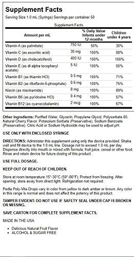 Pedia Poly-Vite Drops 1 2/3 fl Ounce Liquid
