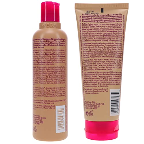 Aveda Cherry Almond Softening Shampoo & Conditioner Duo 8.5 oz
