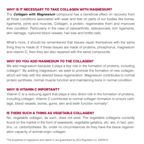 Ana Maria LaJusticia Collagen with Magnesium 180 Tabs - Healthy Teeth, Skin & Bones - Energy-Full - Gluten-Free - Easy-to-Use - Rejuvenates Your Skin & Strengthens Nervous System - from Spain