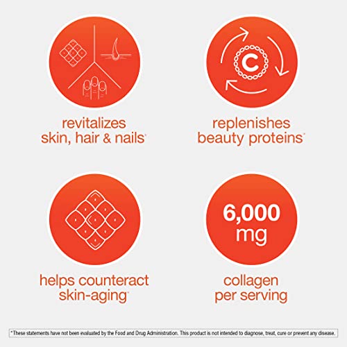 Youtheory Advanced Collagen - 6,000 mg Collagen - with Vitamin C - for Hair, Skin & Nails* - Collagen Supplements for Women and Men - 160 Tablets