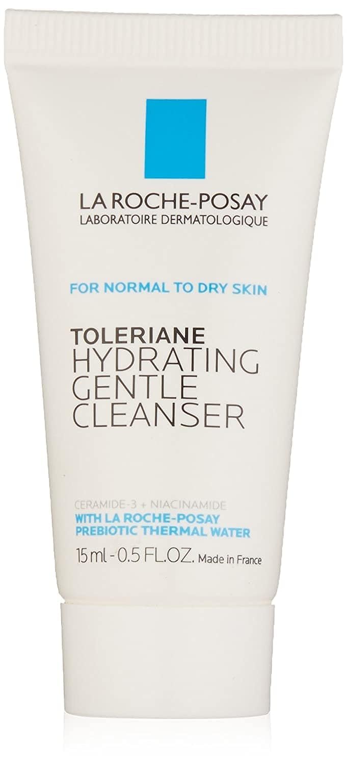 La Roche-Posay Tolerance Hydrating Gentle Face Wash Cleanser for Normal to Dry Sensitive Skin, 0.5 Fl Oz