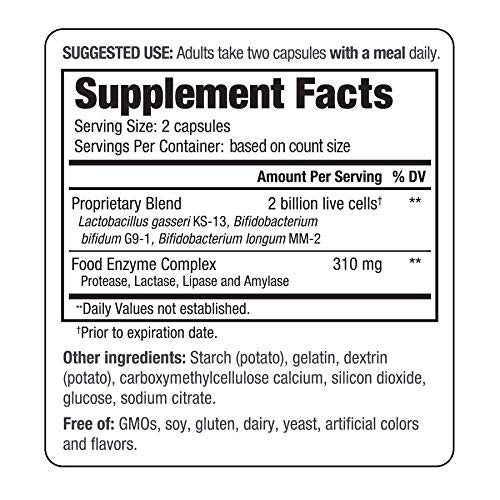 Kyolic Kyo-Dophilus Probiotic Plus Enzymes (60-Capsules)