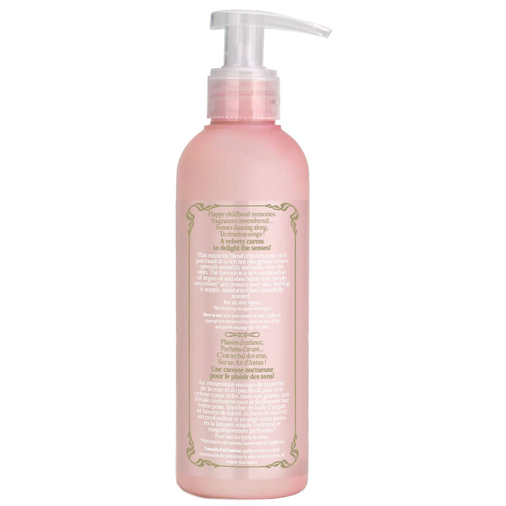 French Body Lotion Rose with Shea Butter, Rose, Peach, and Patchouli 200 ml