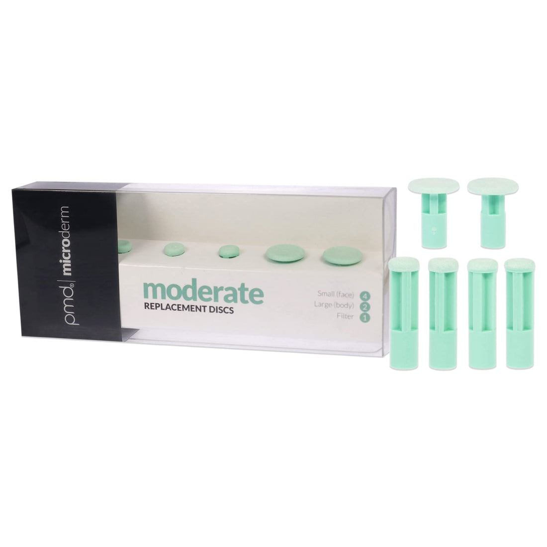 Pmd Personal Microderm Replacement Discs Medium Green - 3 Ounce