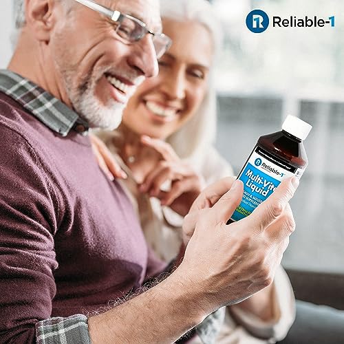Reliable-1 Laboratories Multi-Vite Liquid Multivitamin for Adults Liquid Vitamins Antioxidant Supplement for Immunity, Metabolism and Energy Support | 8 FL.OZ.