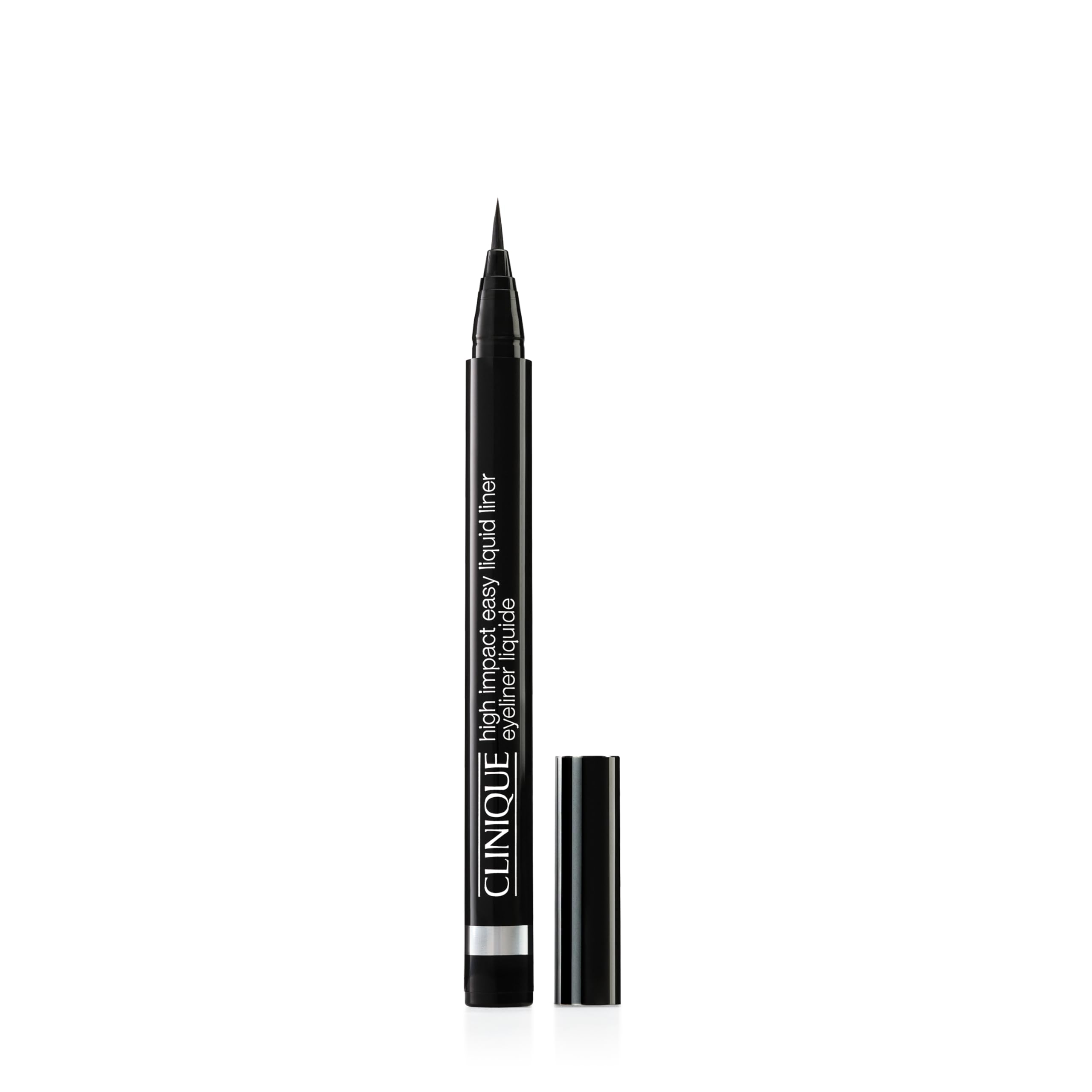 Clinique High Impact Easy Liquid Eyeliner | Waterproof, Long Lasting, Smudge Resistant + Safe For Sensitive Eyes, Black, 1 Count