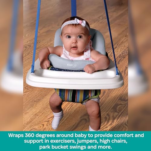 KidCo HuggaPod Portable Baby Seated Support - Situp Baby Seat, Portable Infant Sit Up Seat for Jumpers, Swings, and More, Machine Washable