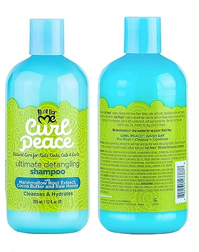 Just For Me Kids Curl Peace Hair Products Combo (SHAMPOO, CONDITIONER & WONDER SPRAY)