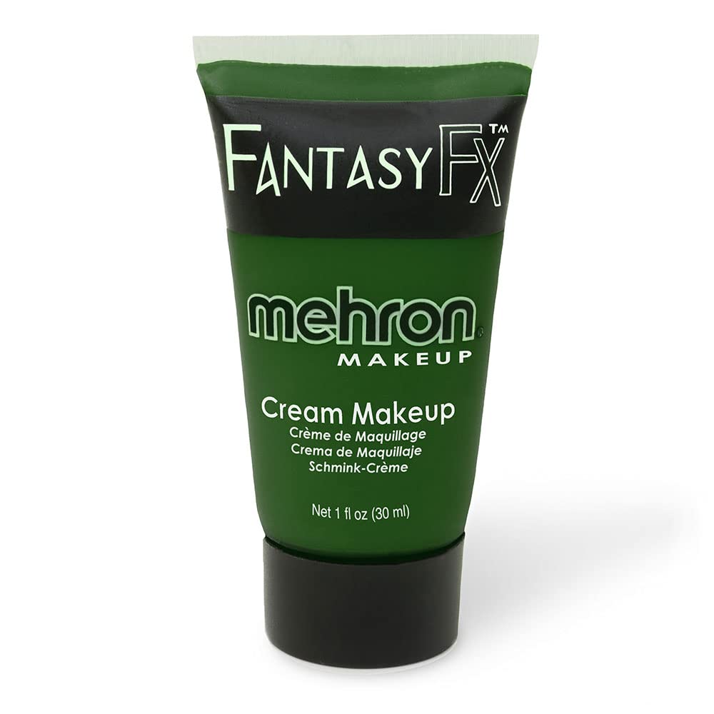 Mehron Makeup Fantasy F/X Water Based Face & Body Paint (1 oz) (GREEN)