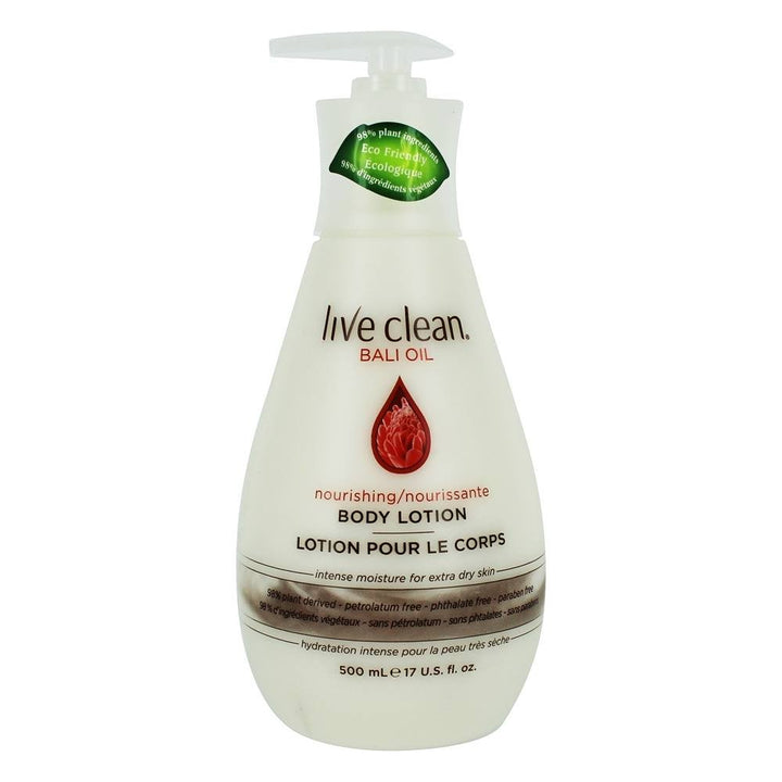 Live Clean Baby Bali Oil Nourishing Body Lotion, 4 Count, 17 Ounce