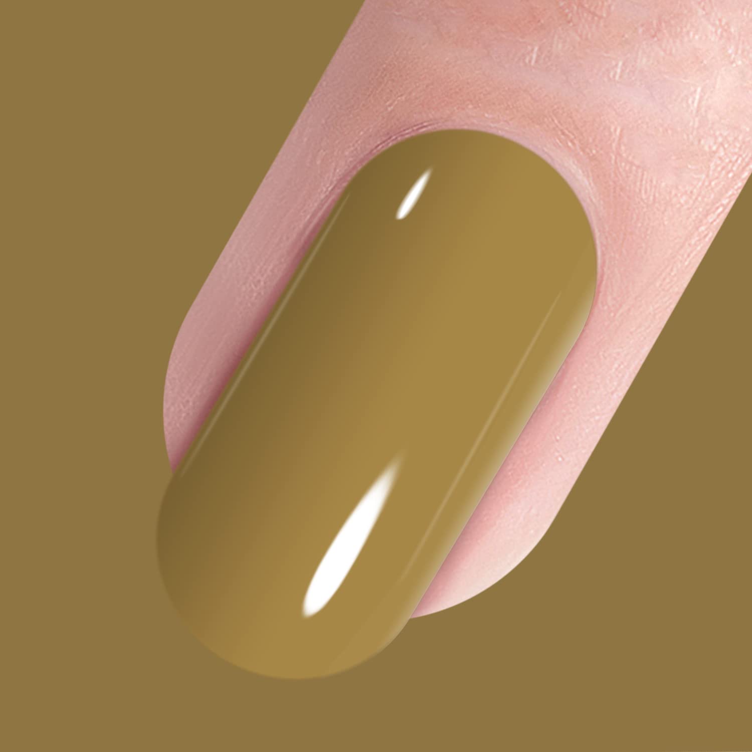 Vishine Gelpolish Manicure DIY Long-lasting Gel Nail Polish Lacquer Shiny Color UV LED Soak Off Glitter Goldenrod(1018)