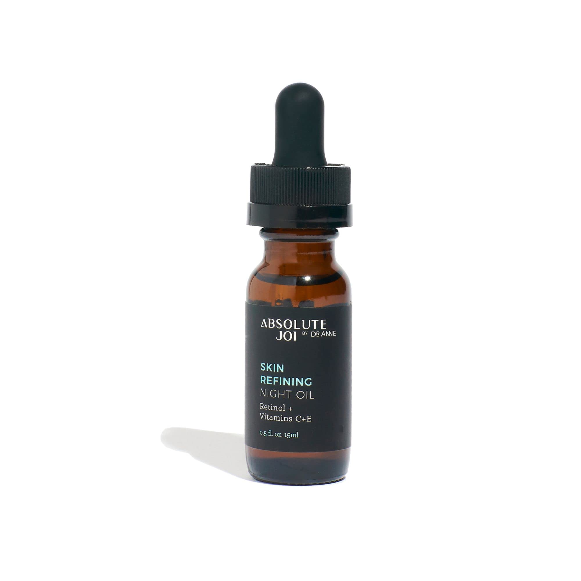 Retinol Oil Serum with Vitamin C, Skin Refining Night Oil for Fine Lines and Hyperpigmentation with Sensitive Skin Friendly Granactive Retinoid - Unscented - 0.5 Fl Oz Sample Size